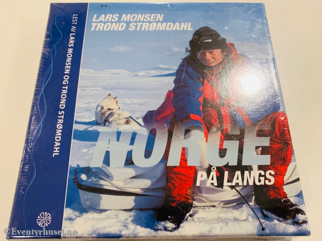 Lars Monsen - Norge På Langs. Lydbok 5 Cd. Ny I Plast!