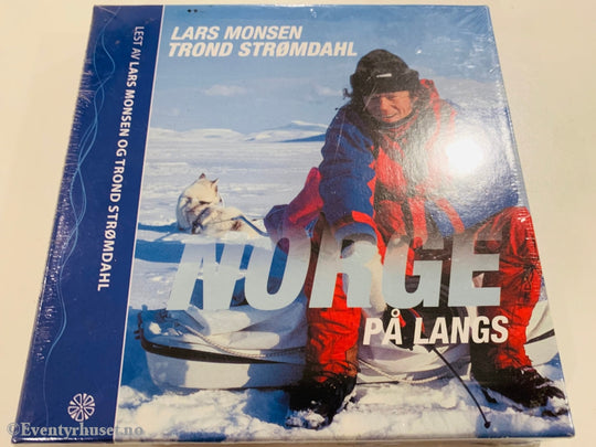 Lars Monsen - Norge På Langs. Lydbok 5 Cd. Ny I Plast!