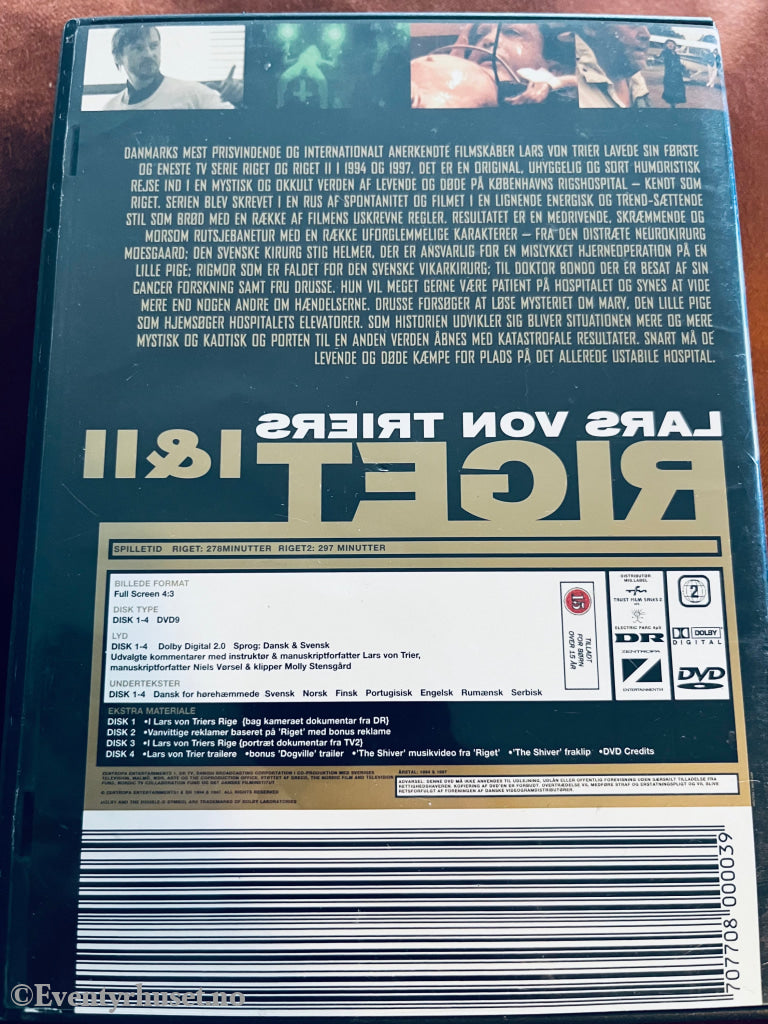 Lars Von Trier’s Riget I & Ii. Dvd Samleboks.