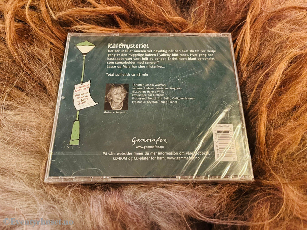 Lassemajas Detektivbyrå: Kafémysteriet. Lydbok På Cd. Ny I Plast!