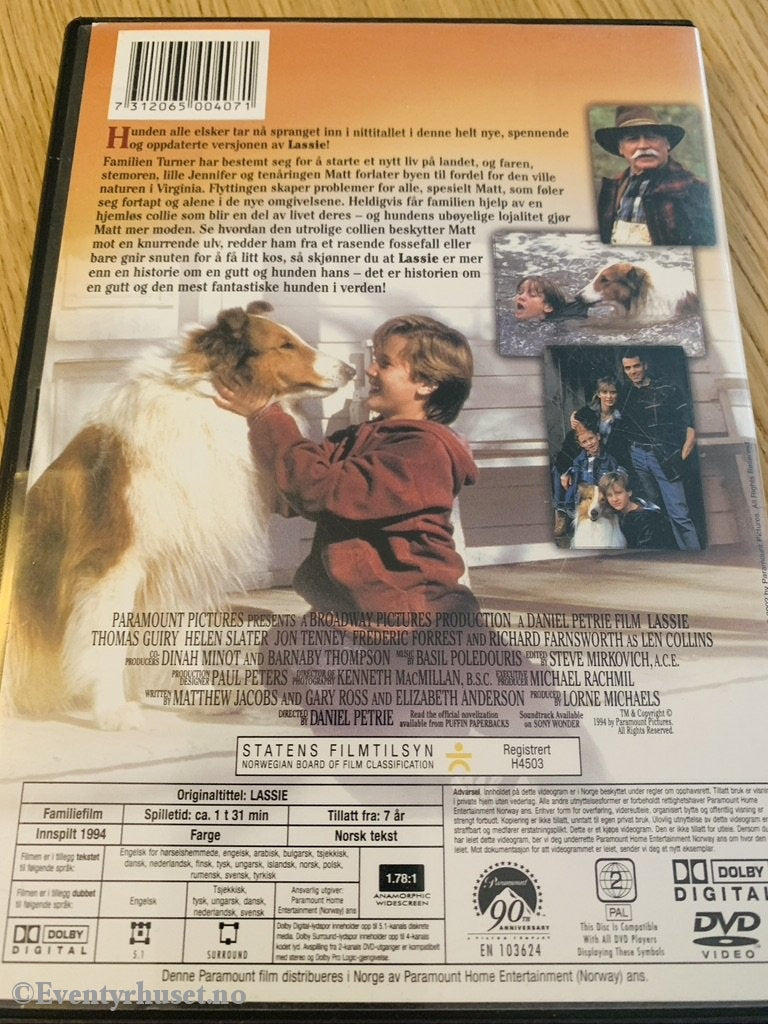 Lassie. 1994. Dvd. Dvd