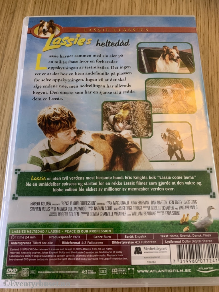 Lassie - Heltedåd. 1970. Dvd. Dvd