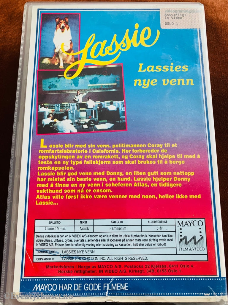 Lassie - Lassies Nye Venn. Vhs Big Box.