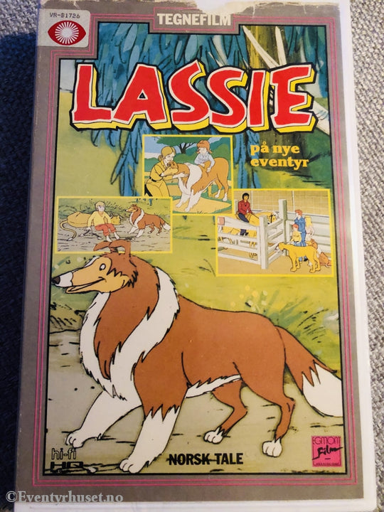 Lassie På Nye Eventyr. 1983. Vhs Big Box.