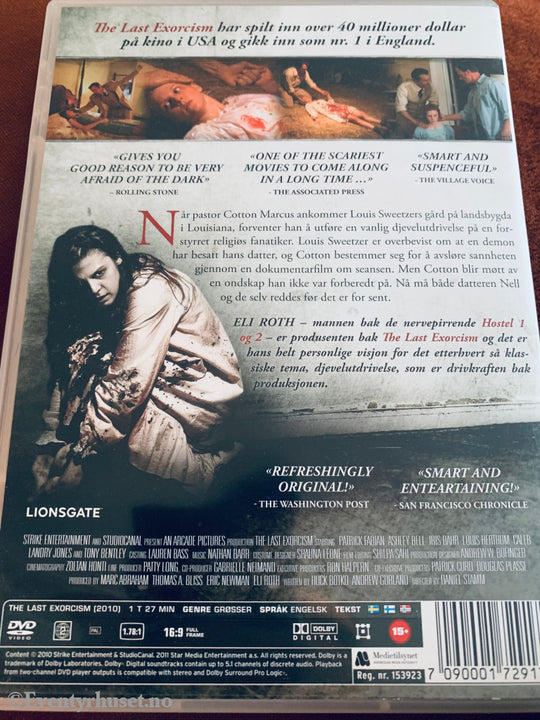 Last Exorcism. 2010. Dvd. Dvd