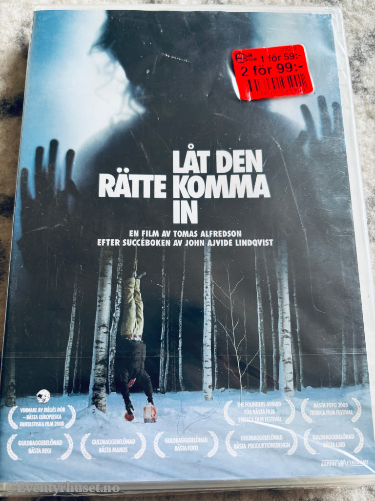 Låt den rätte komma in. DVD. Ny i plast!