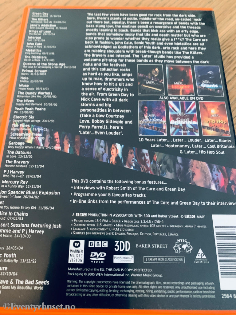 Later... with Jools Holland: Even Louder. DVD