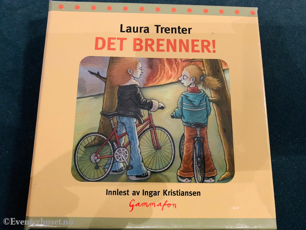 Laura Trenter. Det Brenner! 2005. Lydbok På 3 Cd.