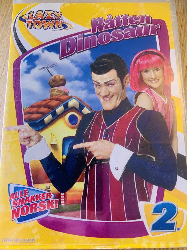 Lazy Town 2. Råtten Dinosaur. 2006. Dvd. Dvd