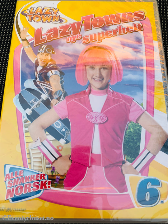 Lazy Town 6. Lazy Towns nye superhelt. 2006. DVD. Ny i plast! DVD