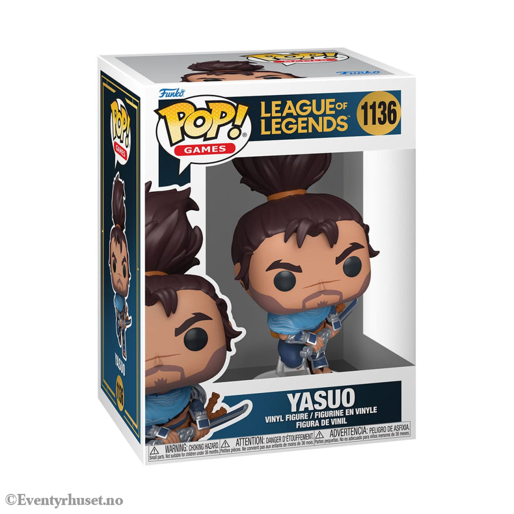 League of Legends POP!&Buddy Games Vinyl Figure Yasuo 9 cm Collectibles