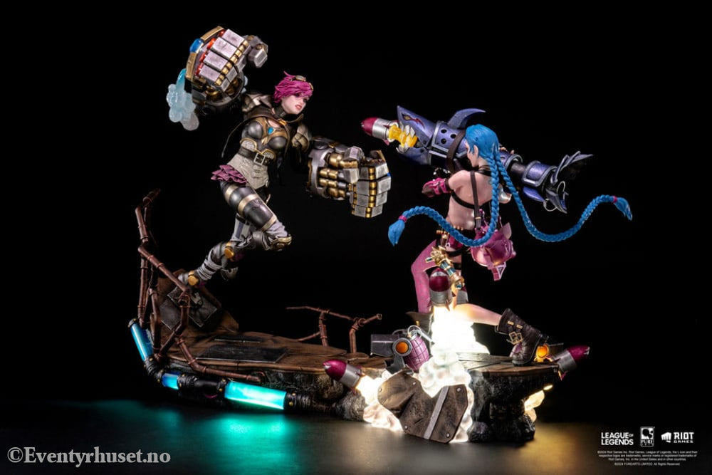 League of Legends Statues 1/6 2-Pack Vi & Jinx Collectibles