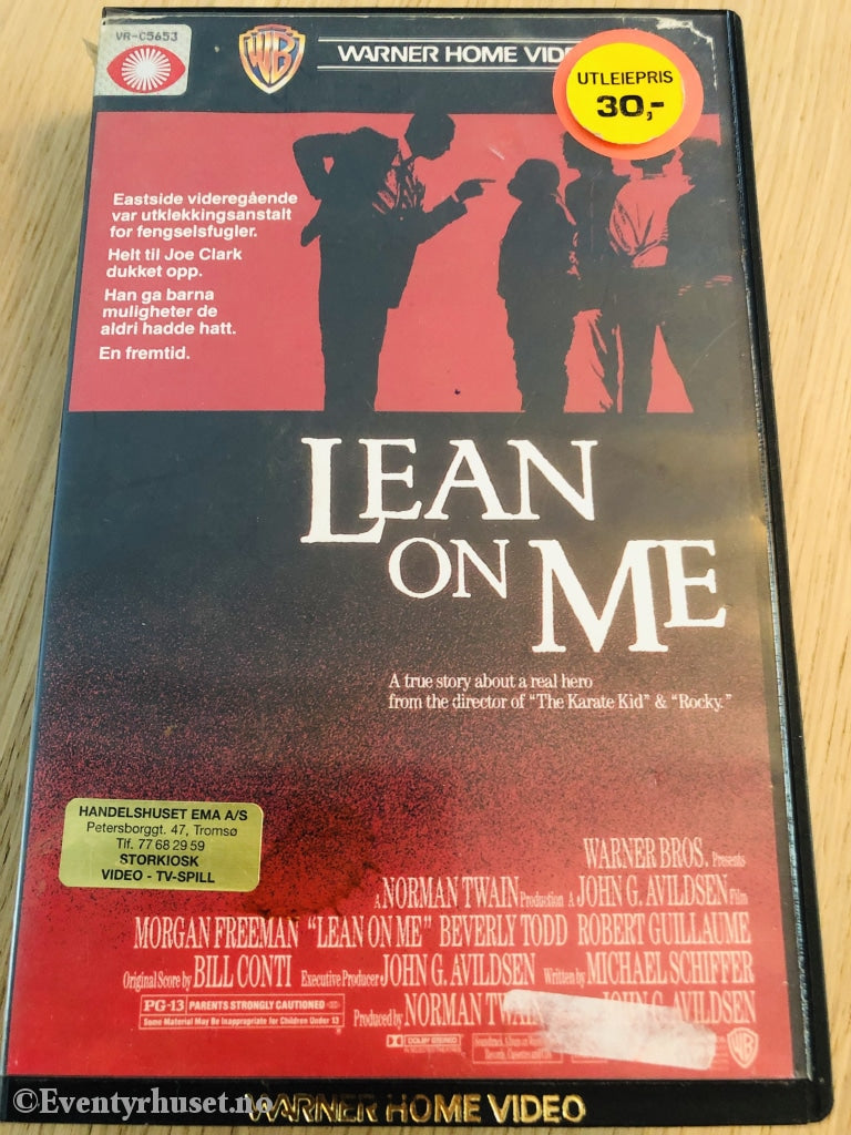 Lean On Me. 1990. Vhs Big Box.