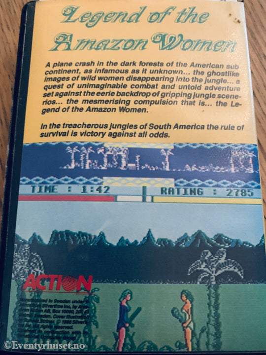 Legend of the Amazon Women (1986). Commodore 64 (C64) spill solgt i Norge! Commodore 64/134