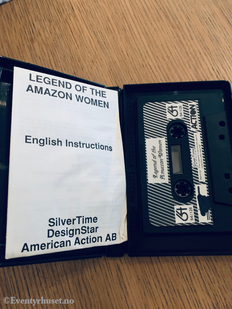 Legend of the Amazon Women (1986). Commodore 64 (C64) spill solgt i Norge! Commodore 64/134