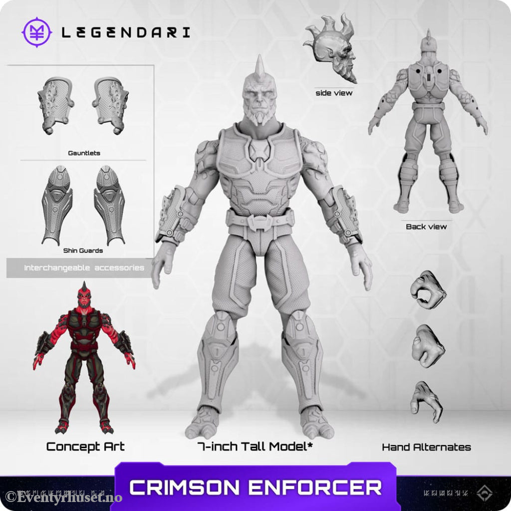 Legendari Actionfigur 1/10 Crimson Enforcer 18 cm Toys