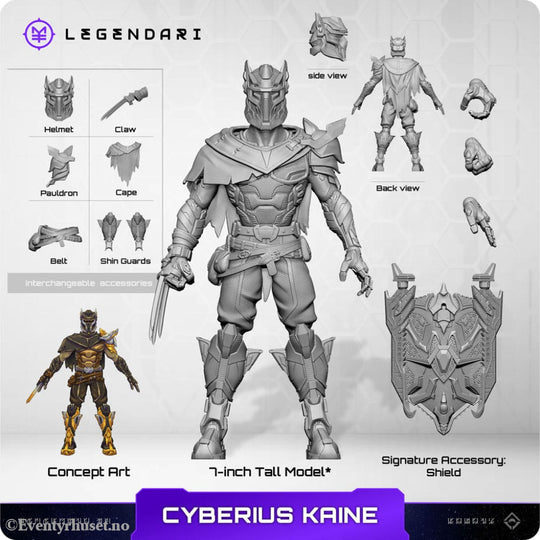 Legendari Actionfigur 1/10 Cyberius Kaine 18 cm Toys