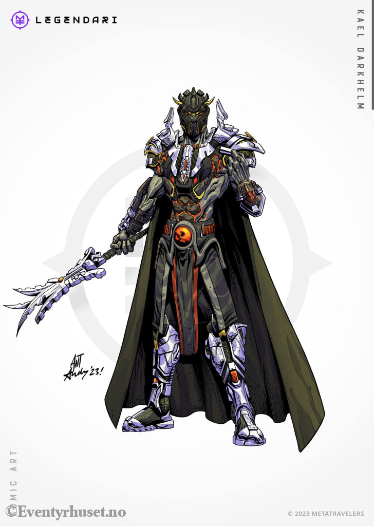 Legendari Actionfigur 1/10 Kael Darkhelm 18 cm Actionfigur