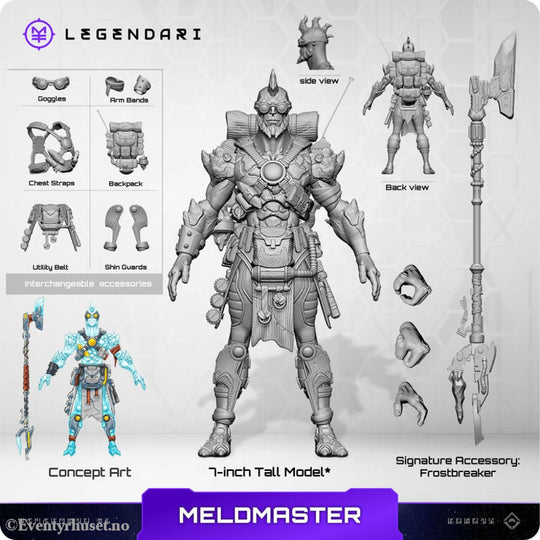 Legendari Actionfigur 1/10 Meld Master 18 cm Toys