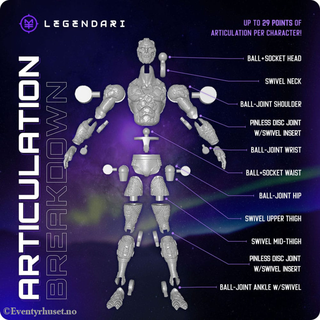 Legendari Actionfigur 1/10 Obsidious 18 cm Toys