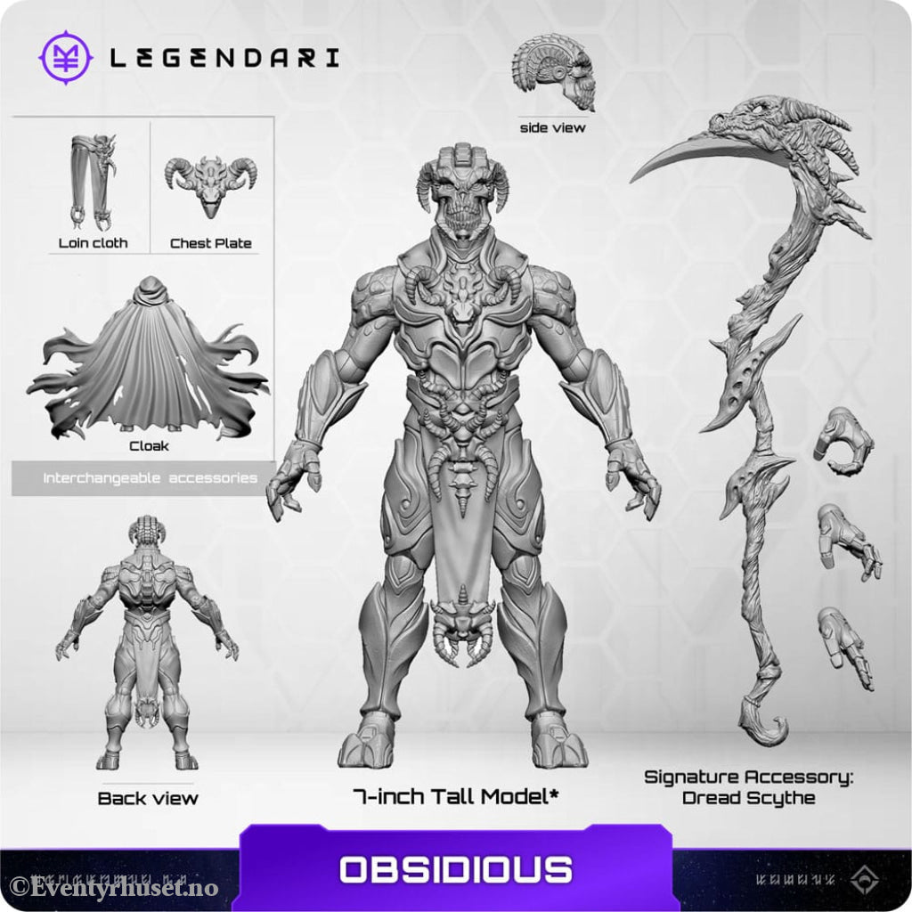 Legendari Actionfigur 1/10 Obsidious 18 cm Toys
