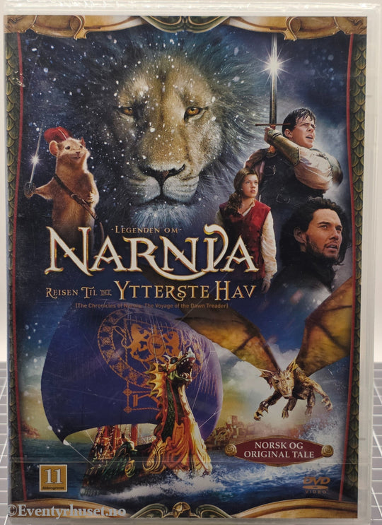 Legenden om Narnia – Reisen til det ytterste hav. 2010. DVD. Ny i plast!