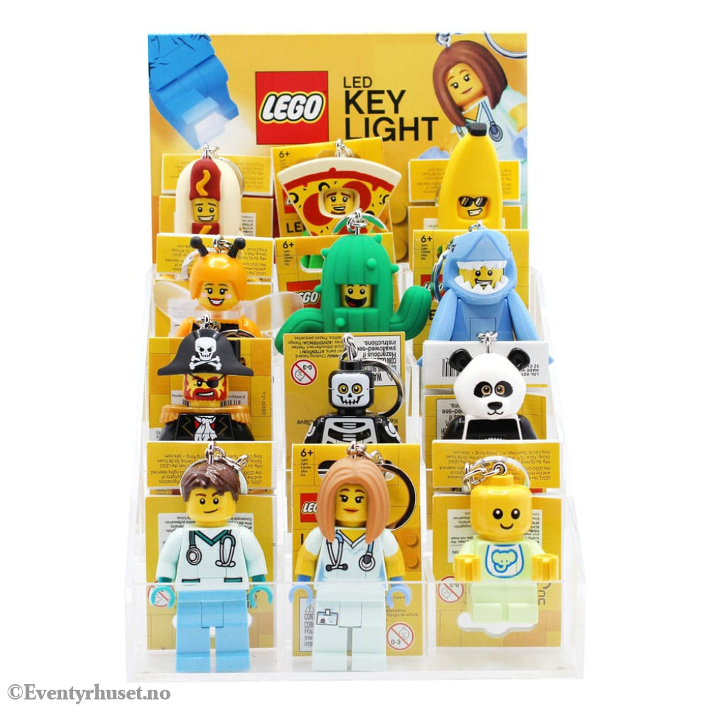 LEGO Acryl Counter Display with 12 Light-Up Keychains Home & Gifts