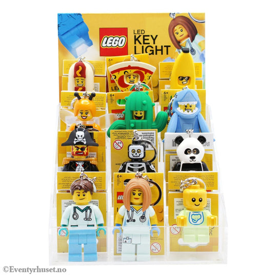 LEGO Acryl Counter Display with 12 Light-Up Keychains Home & Gifts