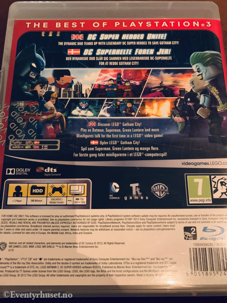 LEGO Batman 2: DC Super Heroes. PS3.