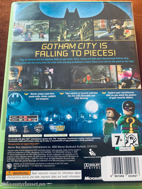 The Lego Batman. Xbox 360.