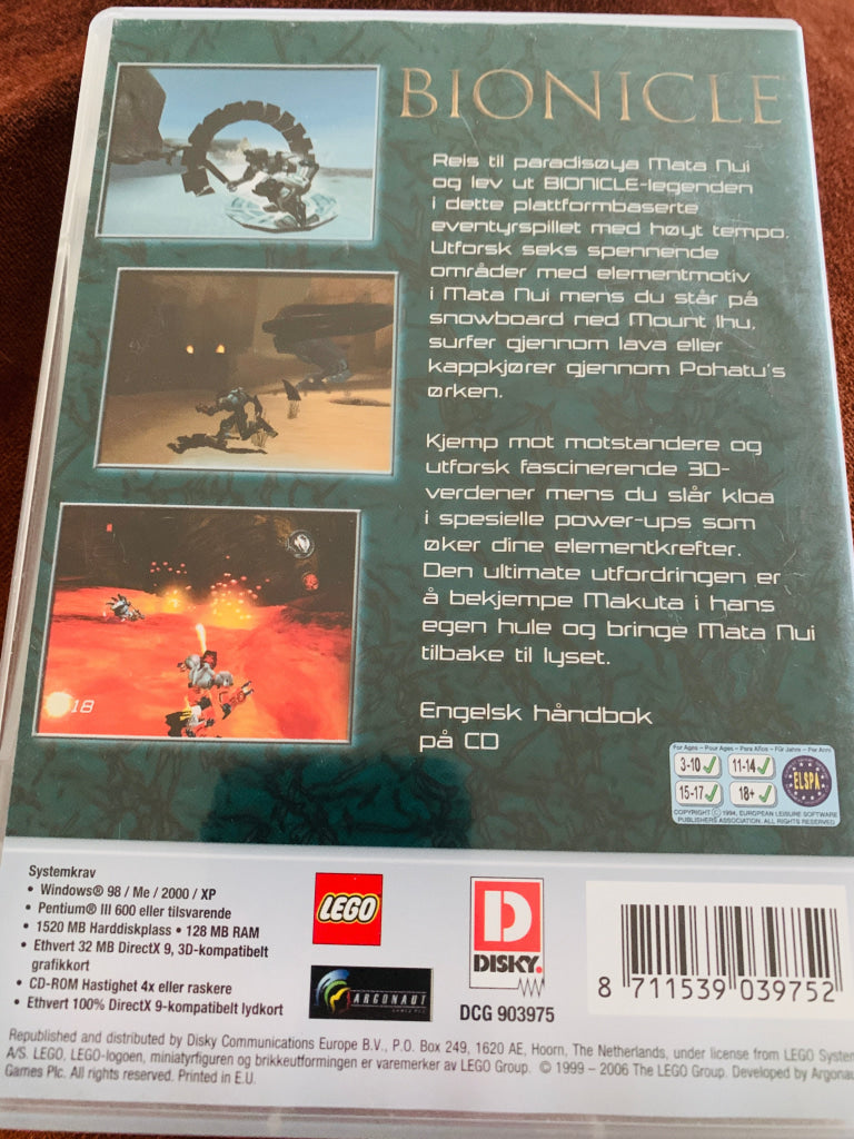 LEGO Bionicle. PC spill.