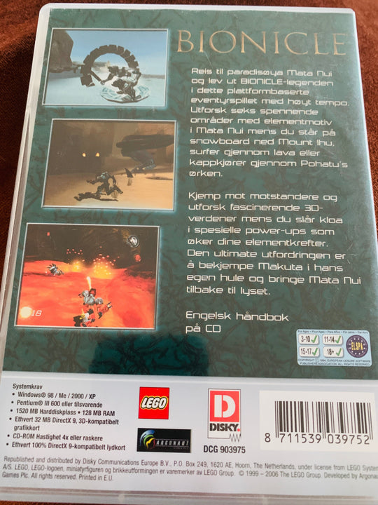 LEGO Bionicle. PC spill.