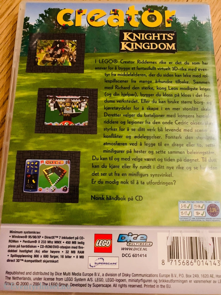 Lego Creator - Knights Kingdom. Pc-Spill. Pc Spill