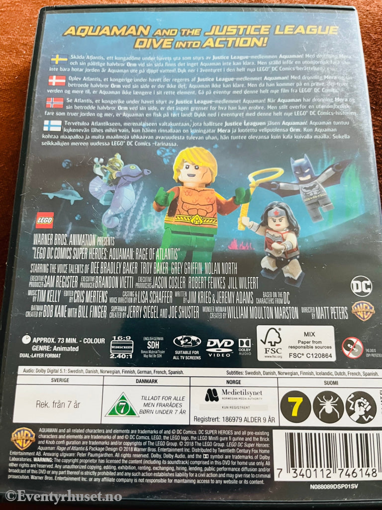 Lego Dc Comics Superheroes - Aquaman. Dvd. Dvd