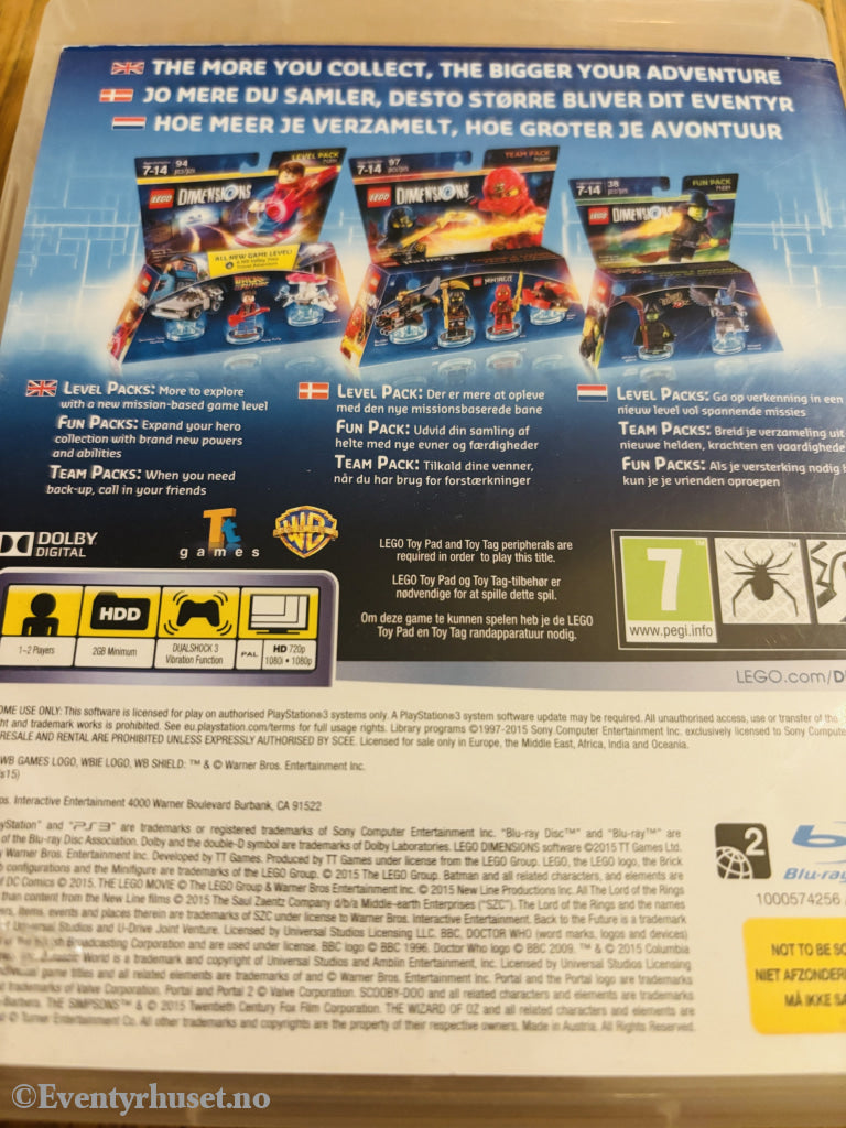 Lego Dimensions . PS3.
