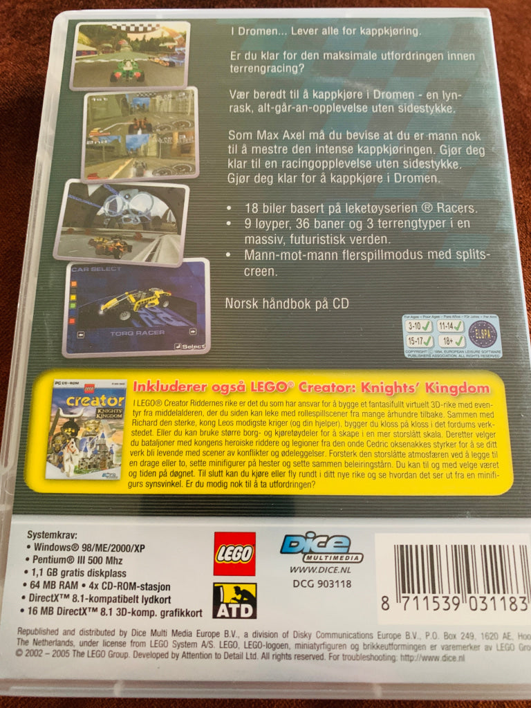 LEGO Drome Racers. PC spill.