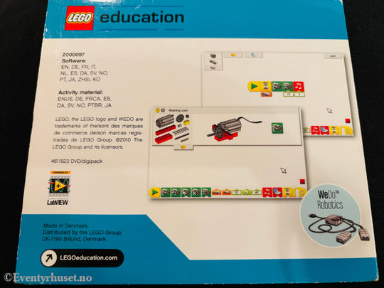 LEGO Education WeDo Software v1.2 and Activity Pack. PC.