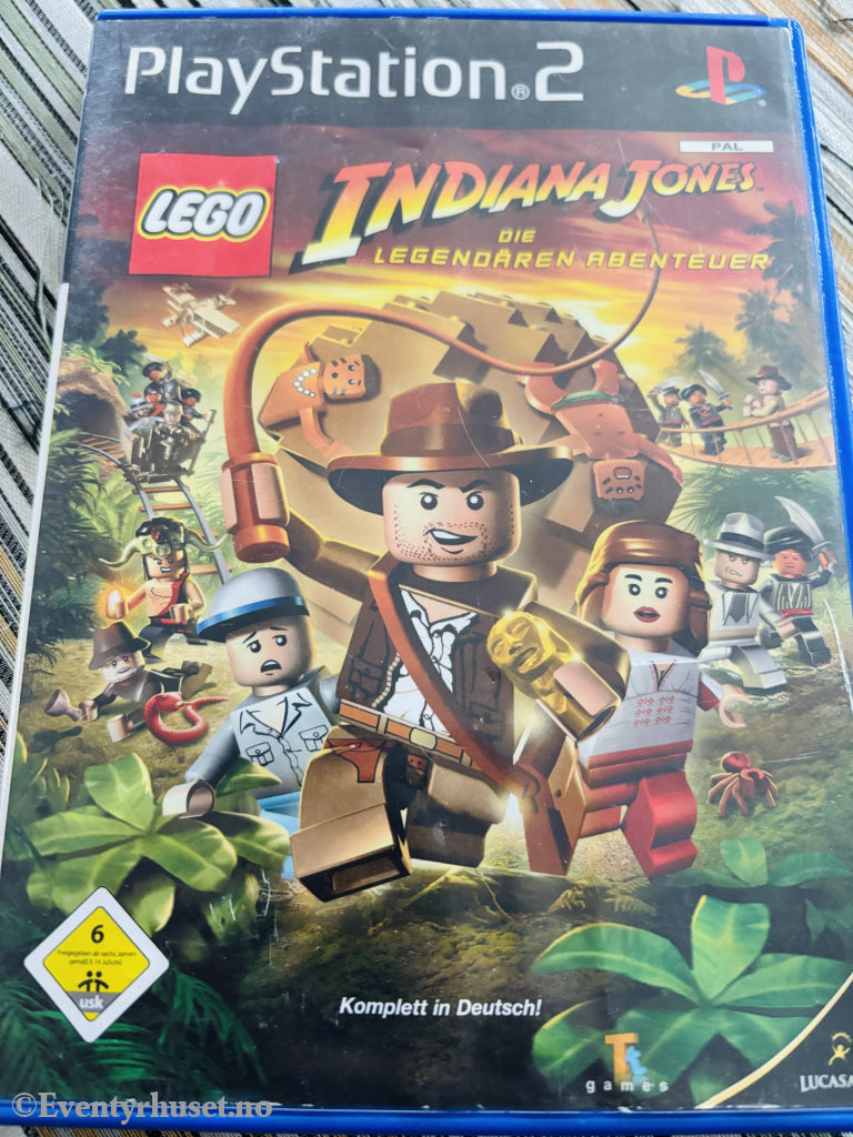 LEGO Indiana Jones: Die legendären Abenteuer. PS2-spill