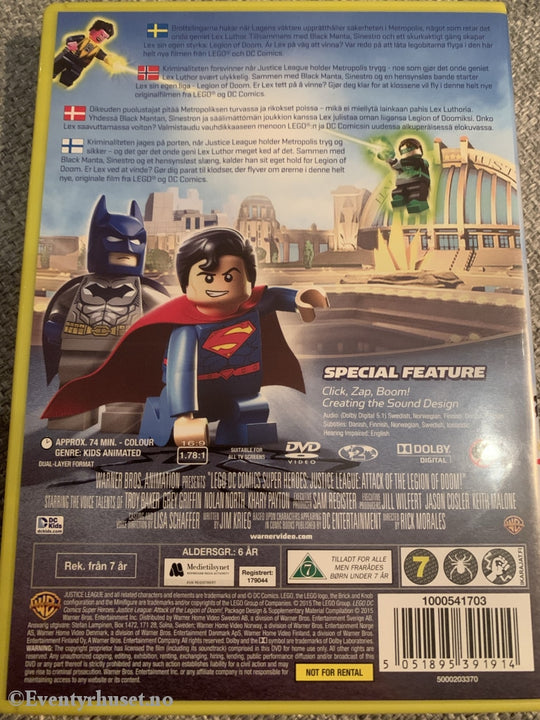 Lego: Justice League - Legion Of Doom. Dvd. Dvd
