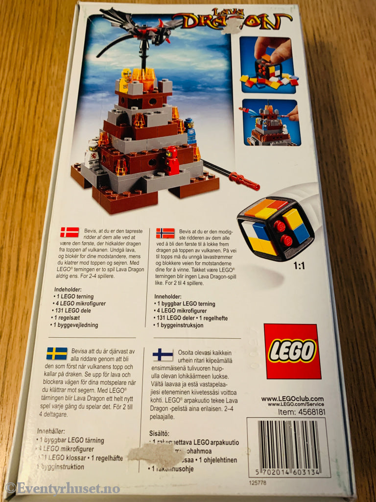 LEGO Lava Dragon. Brettspill. Brettspill