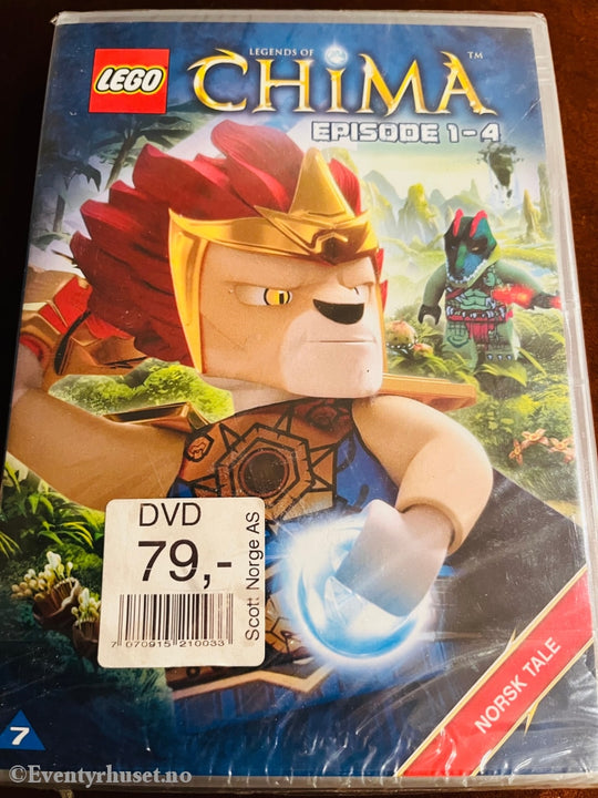 Lego Legends Of Chima. Episode 1-4. Dvd. Ny I Plast! Dvd