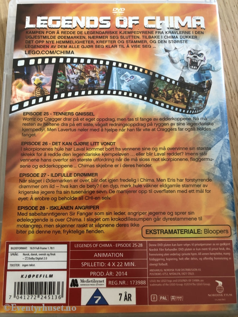 Lego Legends Of Chima. Episode 25-28. Dvd. Dvd