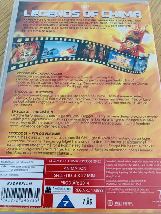 Lego Legends Of Chima. Episode 29-32. Dvd. Dvd