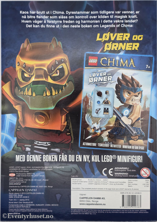 LEGO Legends of Chima – Ulver og krokodiller . Aktivitetshefte.