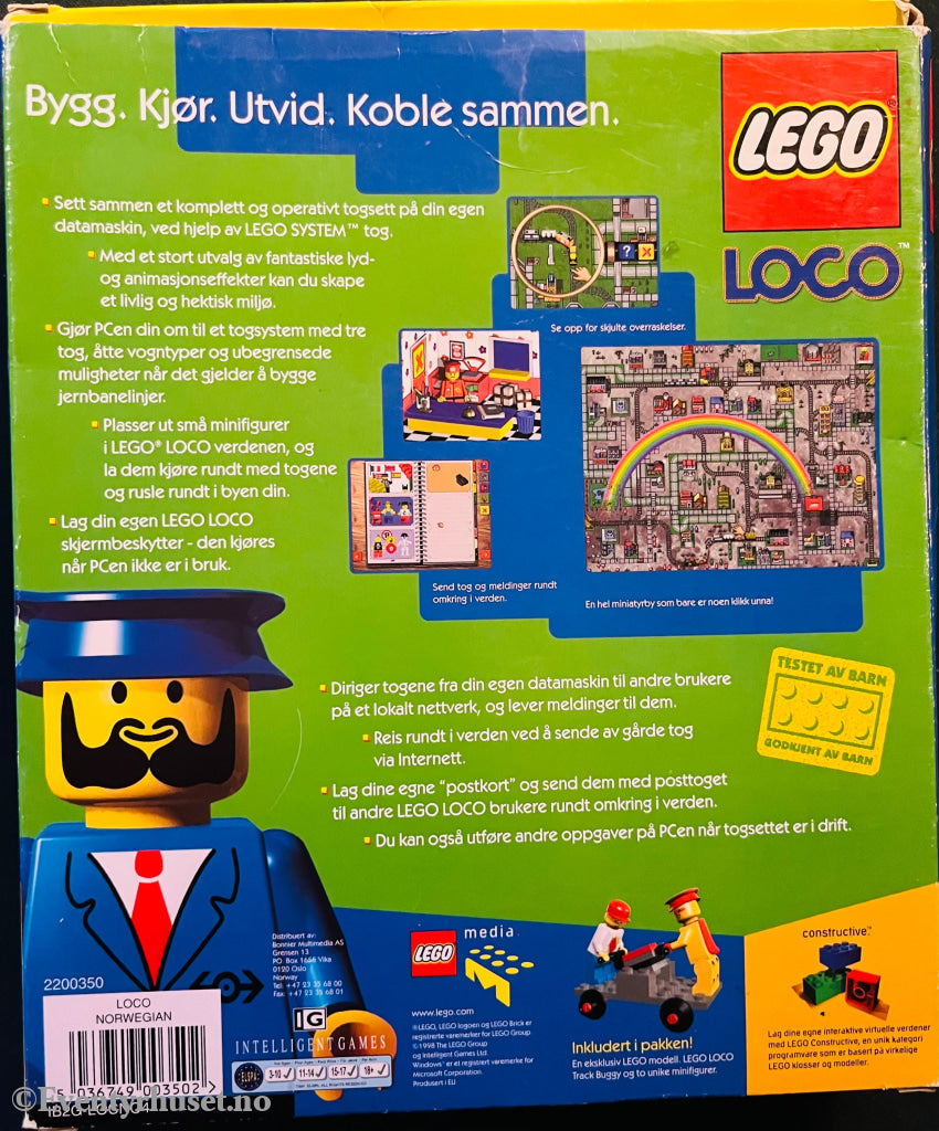 Lego Loco. Pc-Spill. Slipcase. Pc Spill