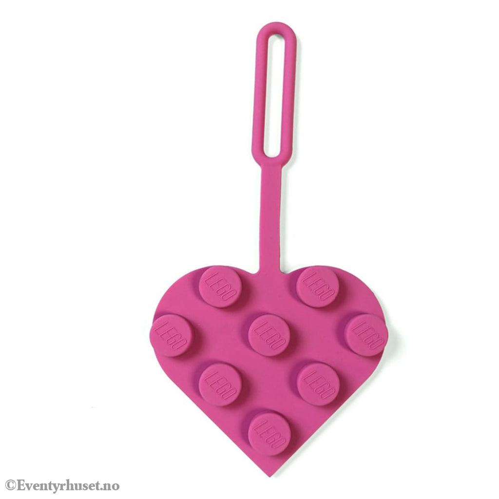 LEGO Minifigures Luggage tag Heart Rosa 10 cm Fashion & Accessories