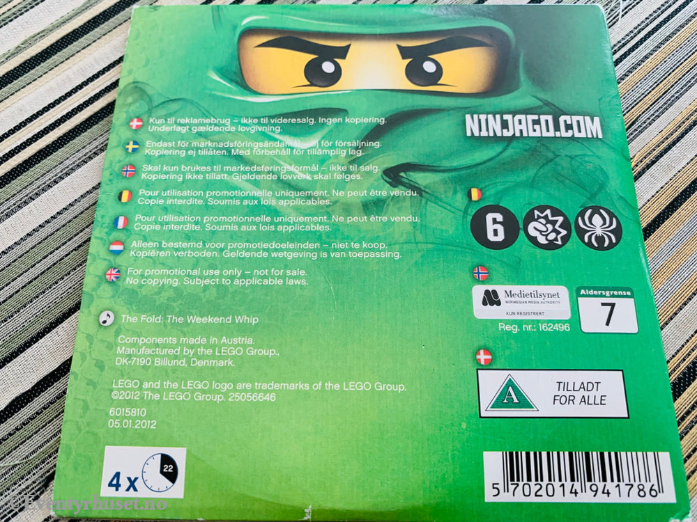 Lego Ninjago. Episode 1-4. Dvd Slipcase.