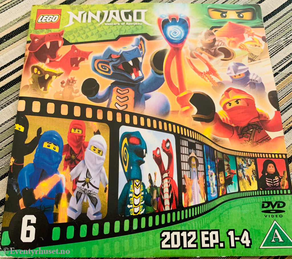 Lego Ninjago. Episode 1-4. Dvd Slipcase.