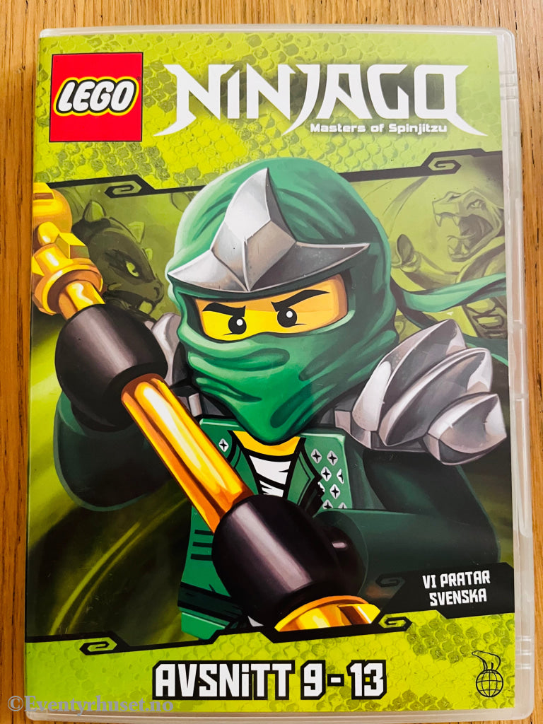LEGO Ninjago: Masters of Spinjitzu Avsnitt 9–13 2012 DVD. Svensk utgave.