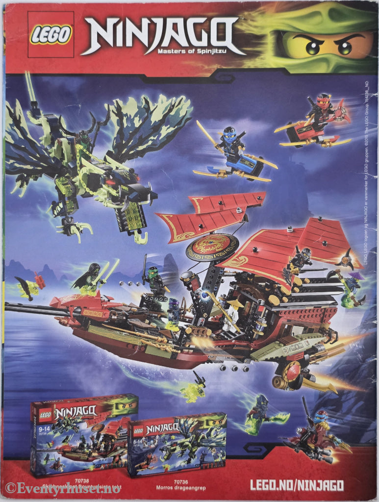 LEGO Ninjago Nr. 6/2015 – Den hvite ninjaen . Aktivitetshefte.